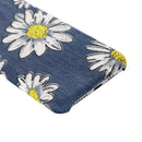 PC + Denim Texture Printing Protective Case For iPhone12 mini(Yellow Cherysanthemum)