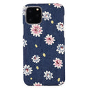 PC + Denim Texture Printing Protective Case For iPhone12 mini(Pink Peach Blossom)