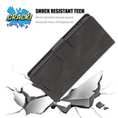 For iPhone SE 2022 / SE 2020 / 8 / 7 Fantasy Classic Skin-feel Calfskin Texture Magnetic Buckle Horizontal Flip PU Leather Case with Holder & Card Slot & Wallet(Black)