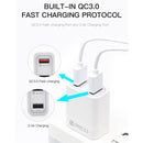 STARTRC 1108653 QC3.0 Dedicated Fast Charging Charger Power Adapter with Charging Cable for DJI Mavic Mini 2, US Plug