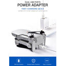 STARTRC 1108656 QC3.0 Dedicated Fast Charging Charger Power Adapter with Charging Cable for DJI Mavic Mini 2, EU Plug