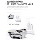 STARTRC 1108656 QC3.0 Dedicated Fast Charging Charger Power Adapter with Charging Cable for DJI Mavic Mini 2, EU Plug