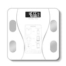Household Smart Body Fat Electronic Weighing Scale, USB Charging Version(White)