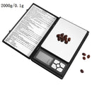 MH-1108 Notebook Shape High Precision Electronic Diamond Gold Jewelry Scale (0.1g~2000g), Excluding Batteries