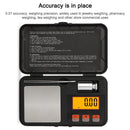 200g/0.01g High-Precision Portable Jewelry Scale Mini Electronic Scale Precision Carat Electronic Scale