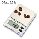 M-18 100g x 0.01g High Accuracy Digital Electronic Jewelry Scale Balance Device with 1.5 inch LCD Screen