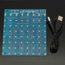Geekcreit 8x8x8 LED Cube 3D Light Square Blue LED Flash Electronic DIY Kit