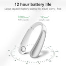MOMAX IF8 Portable Adjustable Hanging Neck Fan (White)