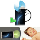 Fashion Micro USB Port Mini Fan with Two Leaves, For Android Mobile Phone with OTG Function & Micro USB Port(Green)