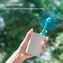 Original Xiaomi Mijia Portable Mini Mute USB Electric Fan (White)