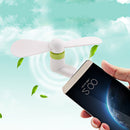 Fashion USB 3.1 Type-C Port Mini Fan with Two Leaves, For Mobile Phones with OTG Function(Black)