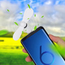 Fashion USB 3.1 Type-C Port Mini Fan with Two Leaves, For Mobile Phones with OTG Function(White)