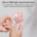 Original Xiaomi VH F21 USB Hand-held Electric Fan, 3 Speed Adjustment (Pink)