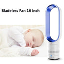 16 inch Household Mute Shaking Head Remote Control Desk Electric Leafless Fan (Gold)