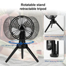 X70 Tripod Folding Shaking Head Desktop Small Fan (Black)