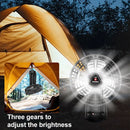 X70 Tripod Folding Shaking Head Desktop Small Fan (Black)