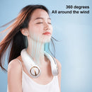 Benks F21 Leafless Negative Ion Hanging Neck Fan (Green)
