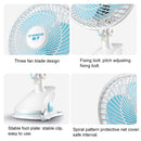 220V Portable Household Dormitory Mute Clip Base Mini Electric Fan, Length: 1.5m