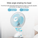 220V Portable Household Dormitory Mute Clip Base Mini Electric Fan, Length: 1.5m