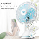 220V Portable Household Dormitory Mute Clip Base Mini Electric Fan, Length: 1.5m
