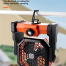 X3 Outdoor Portable Fan USB Charging Air Cooling Fan with LED Night Lamp (Orange)