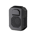 DQ215 Portable Waist Fan USB Rechargeable Hanging Neck Air Conditioning (Black)