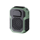 DQ215 Portable Waist Fan USB Rechargeable Hanging Neck Air Conditioning (Green)