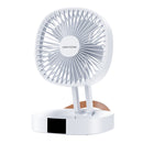 WK WT-F23 Multi-function Portable Foldable Desktop Electric Fan (White)