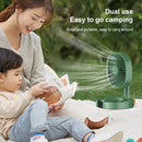 WK WT-F23 Multi-function Portable Foldable Desktop Electric Fan (Green)
