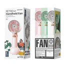 WK WT-F22 Retro Portable Handheld Electric Fan (Beige White)