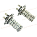 2PCS H7 1.5W 12V 68 LEDs SMD Car Auto Daytime Running Lights Blue Bulb Lamp