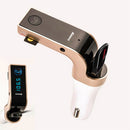 Bluetooth Car Kit Handsfree FM Transmitter Radio MP3 Player USB Charger & AUX