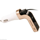 1pc Car Bluetooth FM Transmitter + USB Car Charger with Voltage Display