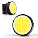 4x White T20 12smd Cob Led 7440 7443 W21W Car stop Backup Reverse lights Best