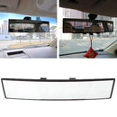 Universal Car Interior Rear View Wide Flat Rearview Mirror TPU Suction Cup Style