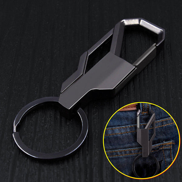 1 xZinc Alloy Buckle Keyfob Auto Car Keyring Key Chain Ring Accessory Gift Hot