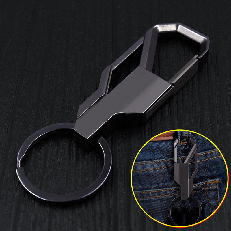 1 xZinc Alloy Buckle Keyfob Auto Car Keyring Key Chain Ring Accessory Gift Hot