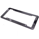2x One Pair Car License Plate Frame Cover Black Carbon Fiber Printed 31*16cm Hot