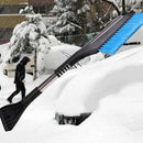 Extendable Snow Ice Scraper Car Window Retractable Shovel Brush Squeegee Cleaner