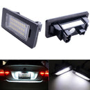 2 x  LED License Number Plate Light Lamp For BMW Black E39 E60 E61 E90 E93 Best