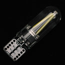 10pcs T10 194 168 W5W COB LED CANBUS Silica Glass License Light Width Bulb