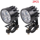 DC12-85V 2x 4 LED Super Bright White Motorcycle E-bike Headlight Lamp Car Hot