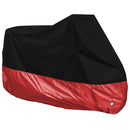 1 x Waterproof XL Motorcycle Cover Large Black Red Bike Motorbike Rain  Best
