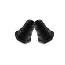 Universal Aluminum Alloy Automotive Car Threaded Oil Filter Adapter Black