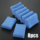 Car Vehicle Care Washing Brush Sponge Blocks Pad Cleanin 8x Microfiber Durable