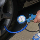 1set Aluminum Tire Tyre Inflator Auto Car Vehicle Digital Air Pressure Gauge Hot
