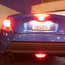 Universal 3rd Brake Light F1 Style 12 LED Strobe Rear Bumper Tail/Stop Red Light
