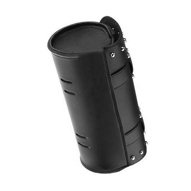 1 set Motorcycle Front Fork Bag Pouch Luggage SaddleBag Black PU Leather Hot