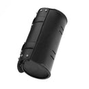 1 set Motorcycle Front Fork Bag Pouch Luggage SaddleBag Black PU Leather Hot