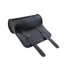 1 set Motorcycle Front Fork Bag Pouch Luggage SaddleBag Black PU Leather Hot